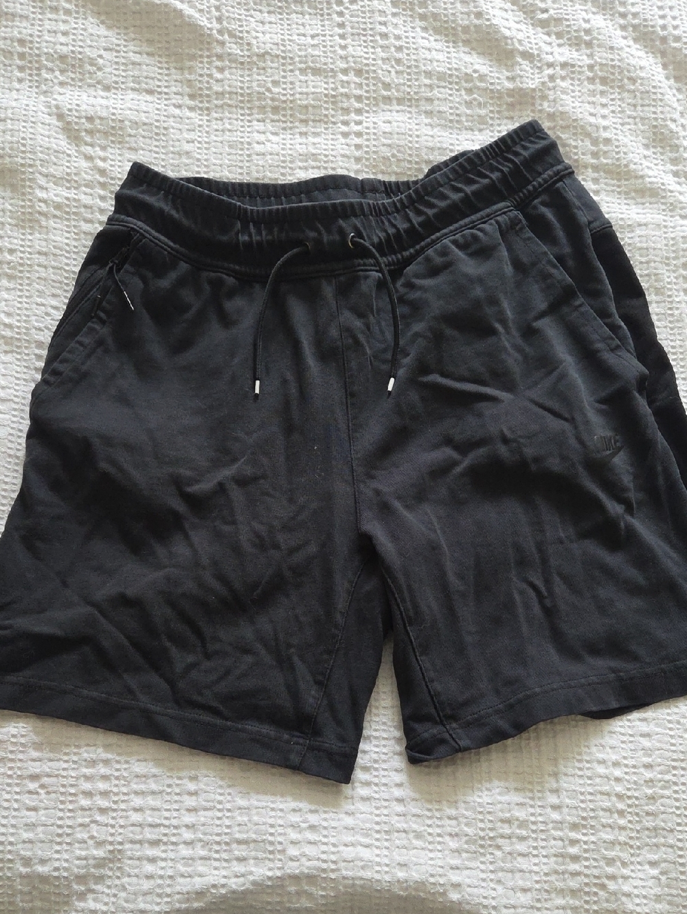 Nike Black Athletic Drawstring Shorts